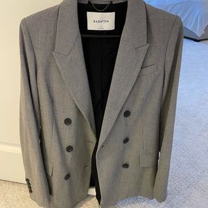 Aritzia Babaton blazer. Black and white checkered